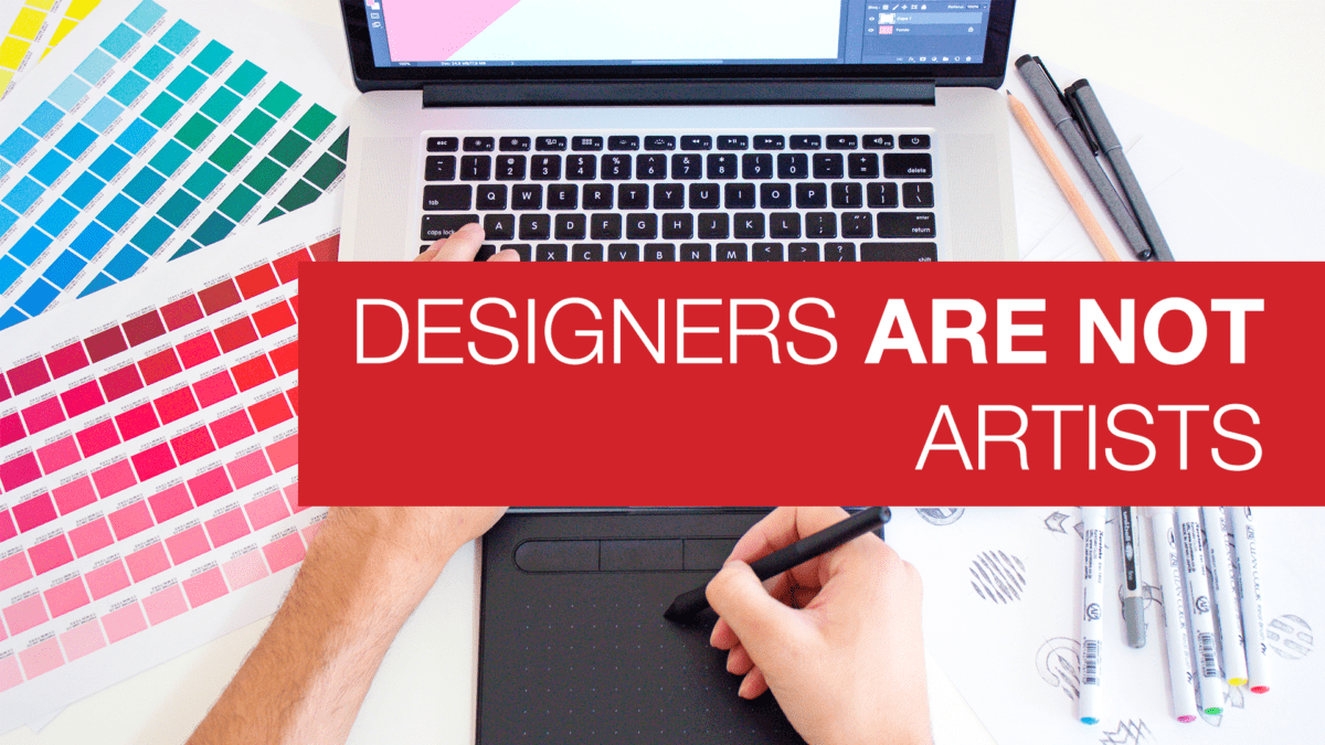 Designers are not Artists main image