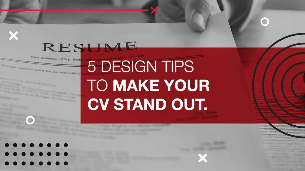 make your CV stand out