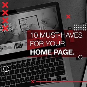 10 must-haves for your home page